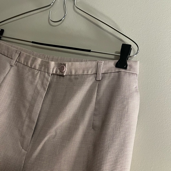 Pendleton cream small checkered loose fit trousers size 14 - Picture 3 of 10